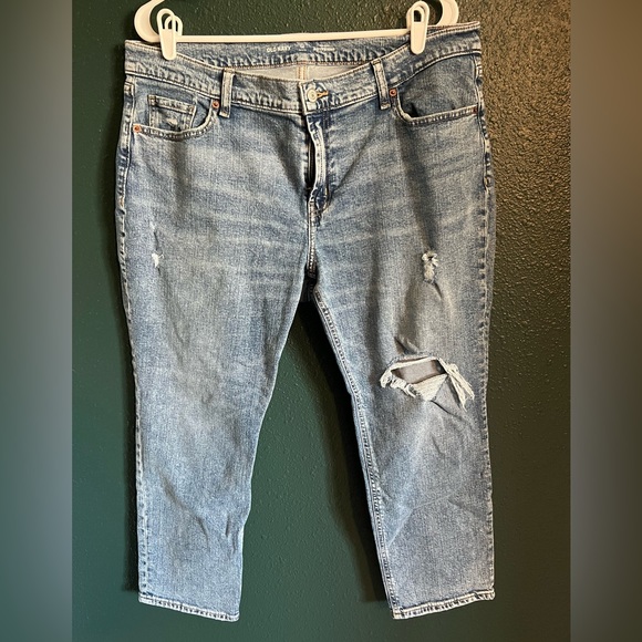 Mid-Rise Boyfriend Jeans - Picture 2 of 4